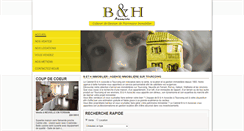 Desktop Screenshot of bh-immo.fr
